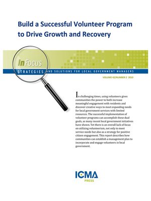 cover image of Build a Successful Volunteer Program to Drive Growth and Recovery